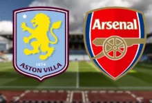 Aston Villa vs Arsenal Timeline