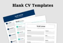 Blank CV Template